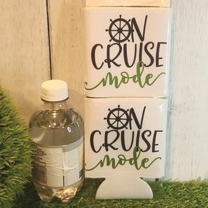 Cruise Ship beverage drink holder water beer can NWT